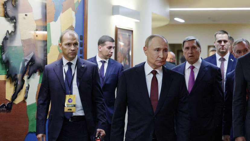 U.S. President Trump meets with Russian President Putin in Alaska