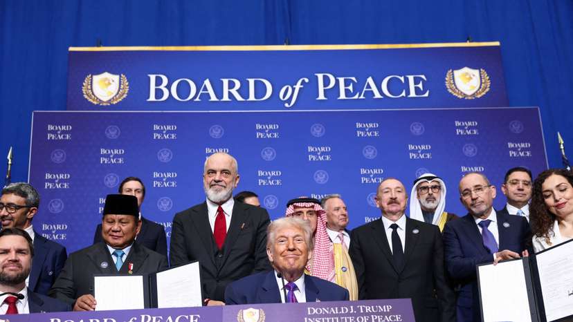 Inaugural meeting of the Board of Peace, in Washington