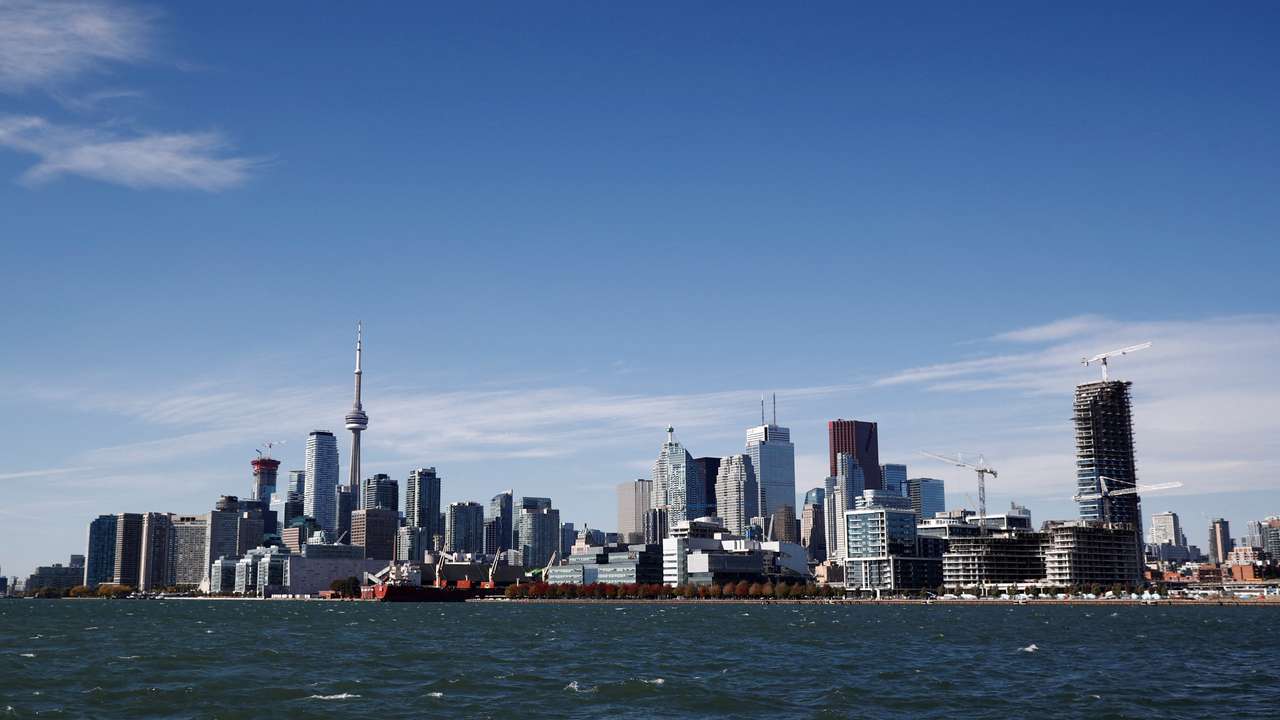 FILE PHOTO: Toronto skyline stands on the waterfront before Alphabet Inc, the owner of Google, announced the project "Sidewalk Toronto\
