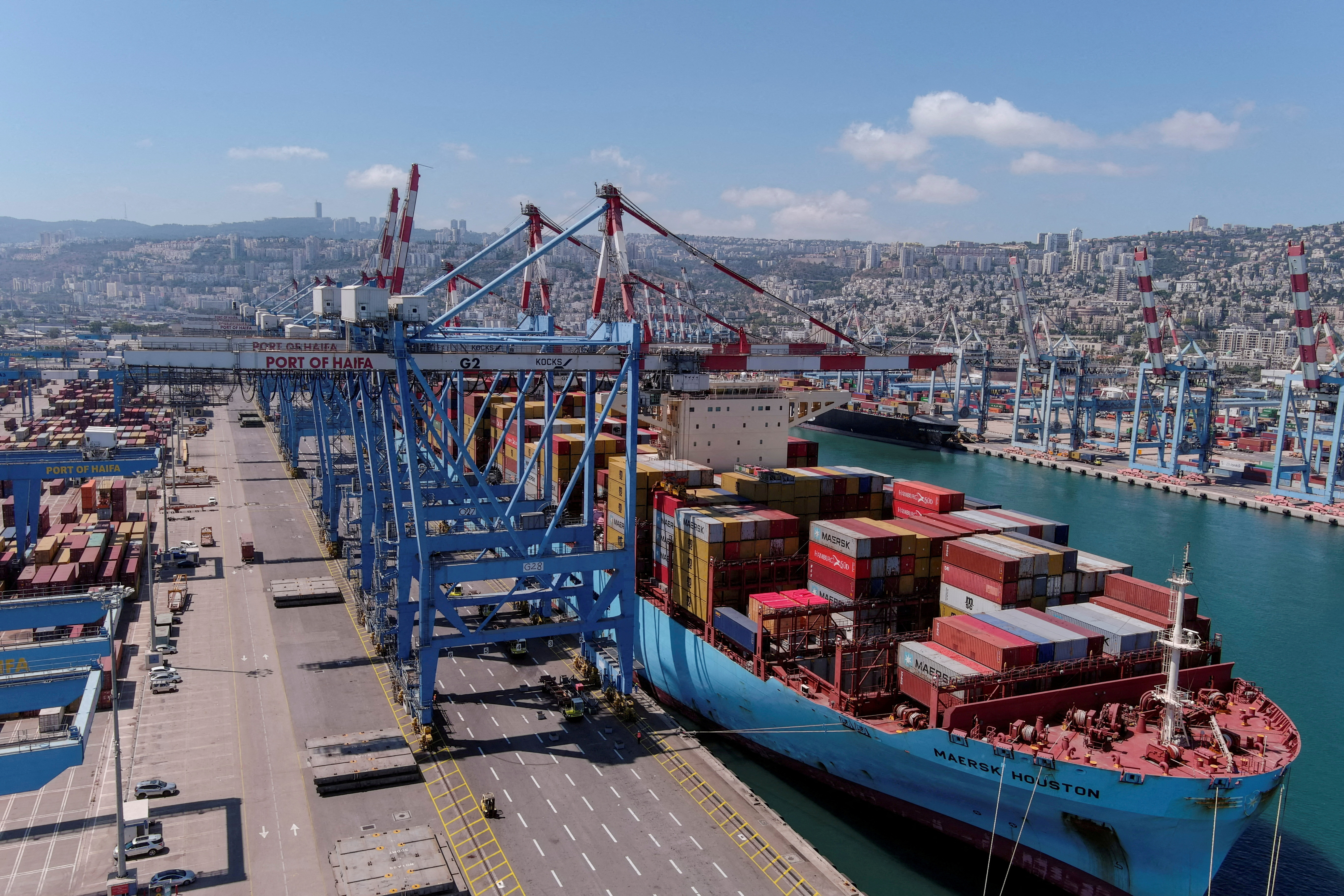 FILE PHOTO: Haifa Port in Haifa, Israel