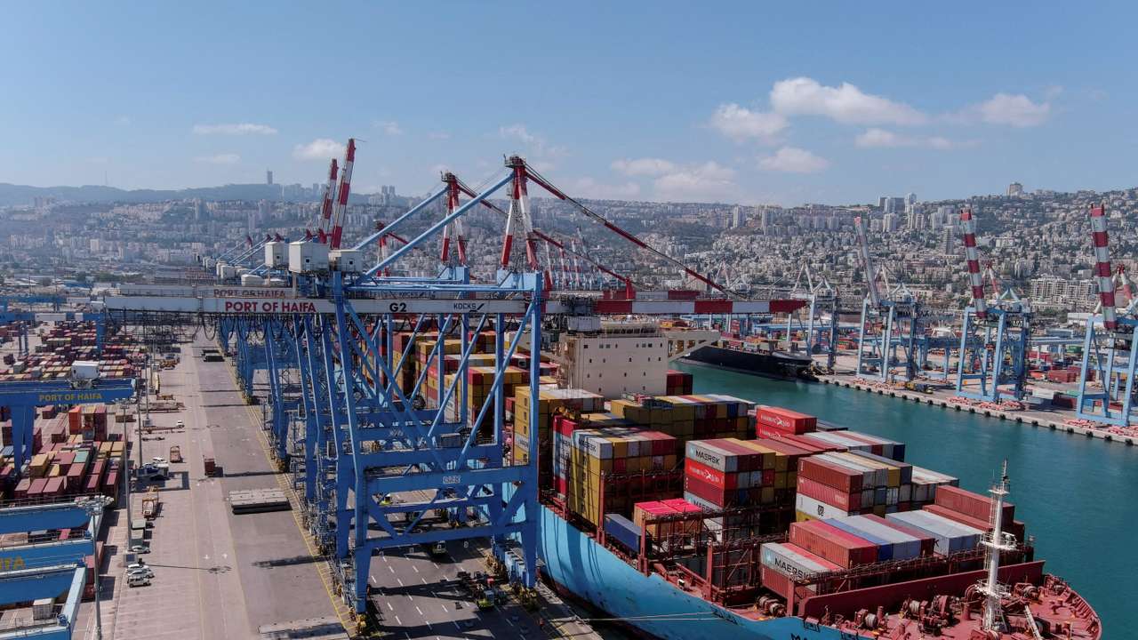 FILE PHOTO: Haifa Port in Haifa, Israel