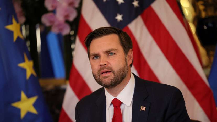 U.S. VP JD Vance attends a bilateral meeting at the U.S. Ambassador's residence, in Paris