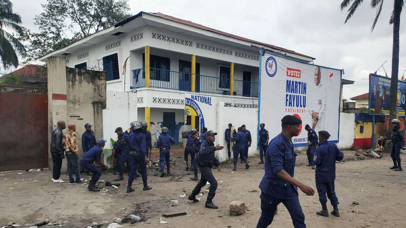 Congo deploys riot police ahead of banned anti-election protest