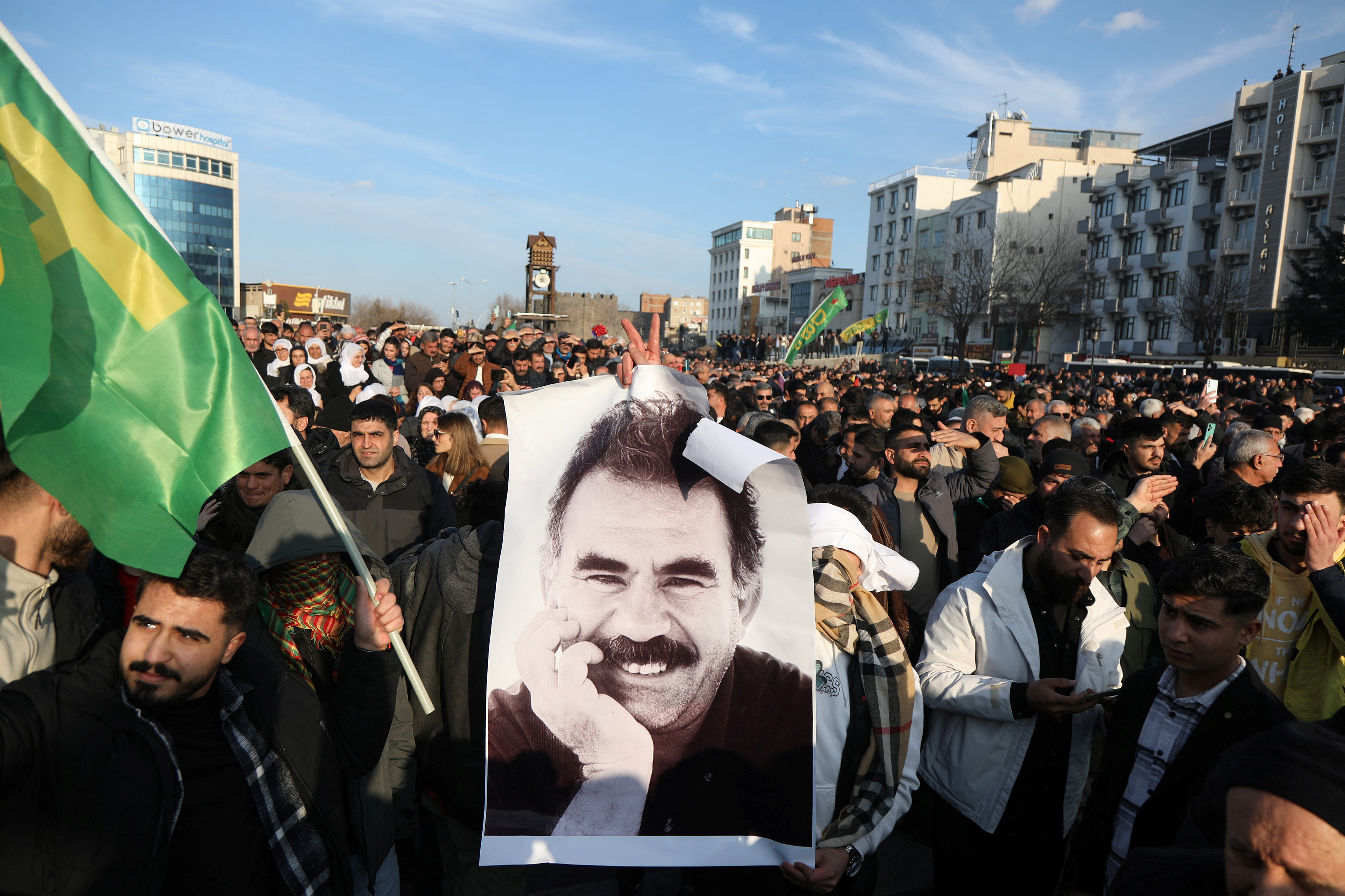 Jailed Kurdish militant leader Ocalan calls on PKK to dissolve, pro-Kurdish DEM Party says