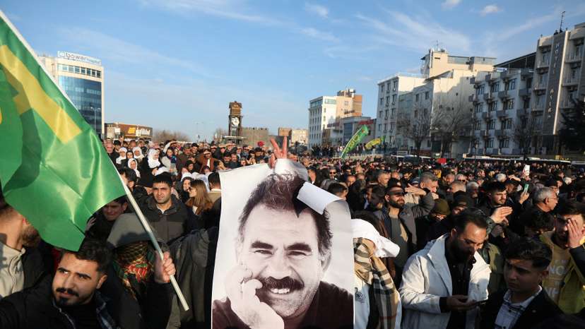 Jailed Kurdish militant leader Ocalan calls on PKK to dissolve, pro-Kurdish DEM Party says