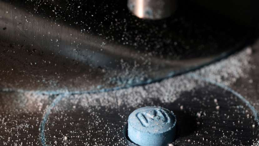 FILE PHOTO: Fentanyl precursors at Reuters' office in New York City