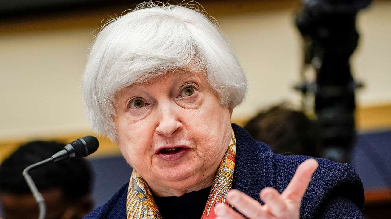 FILE PHOTO: U.S. Treasury Secretary Yellen testifies before the House Financial Services Committee