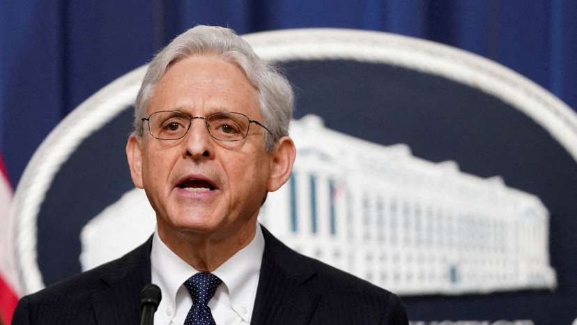 FILE PHOTO: U.S. Attorney General Merrick Garland holds news conference in Washington
