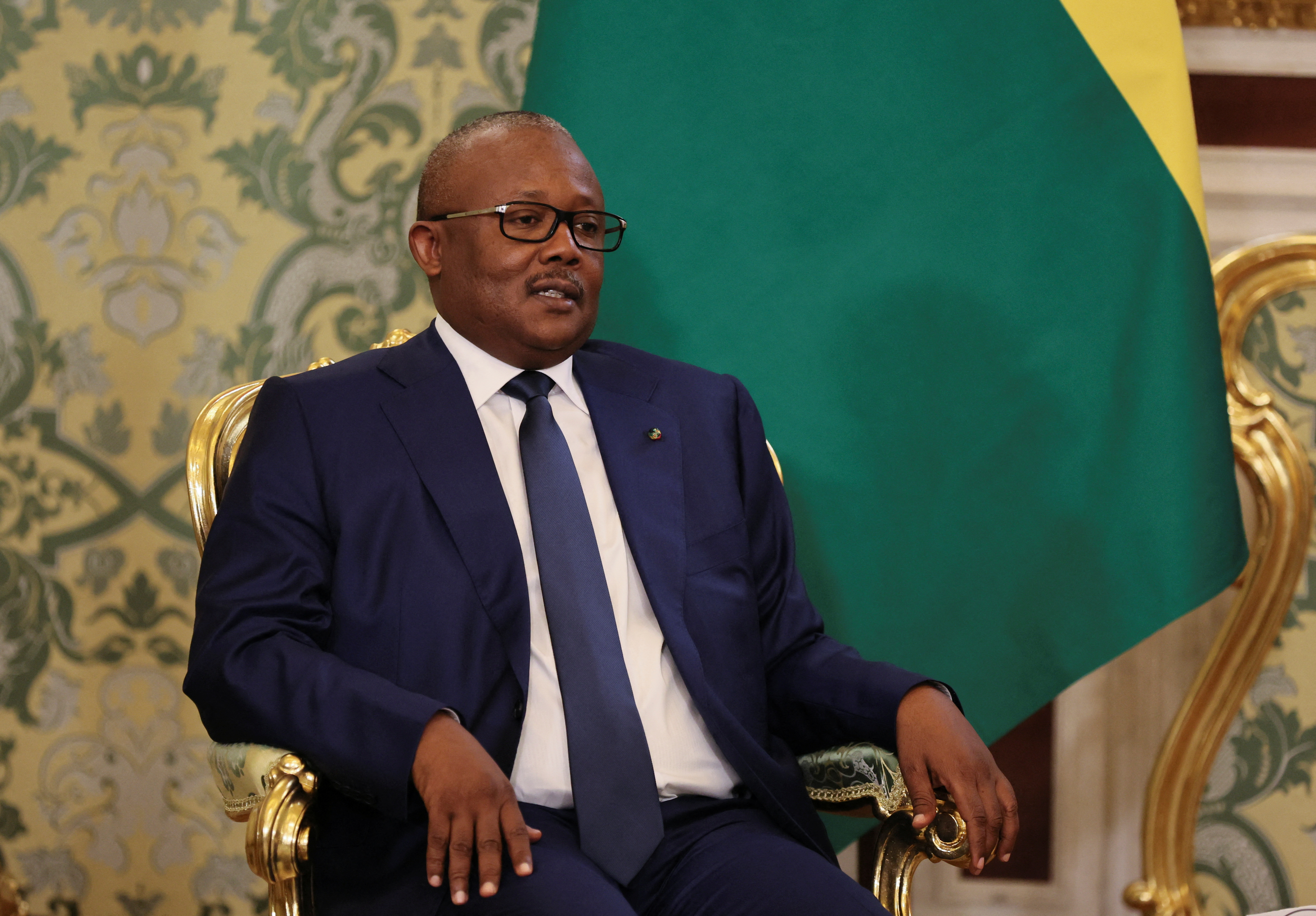 Russian president Vladimir Putin meets with Guinea-Bissau's President Umaro Sissoco Embalo in Moscow