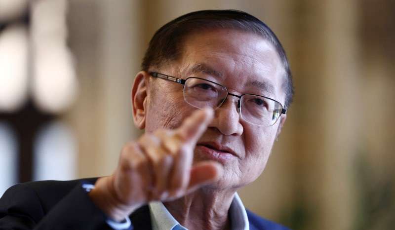 Prommin Lertsuridej, Secretary General to Prime Minister Srettha Thavisin, speaks during an interview with Reuters at Government House in Bangkok