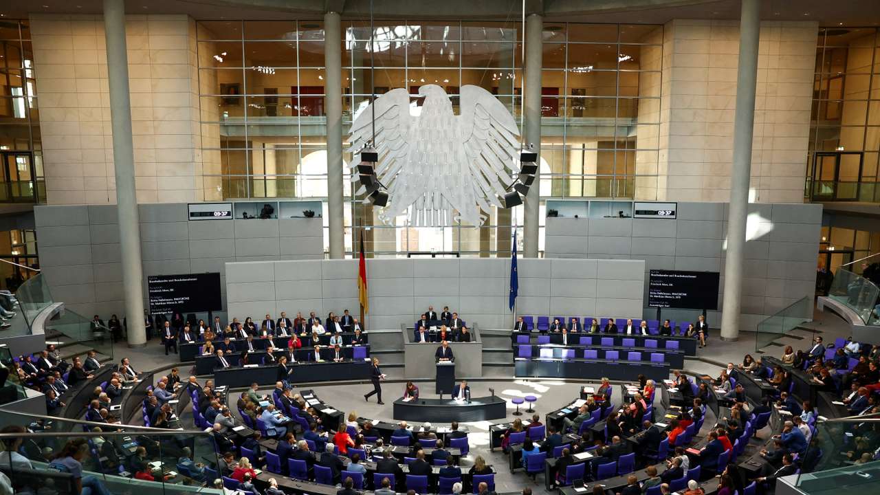German parliament discusses in Berlin