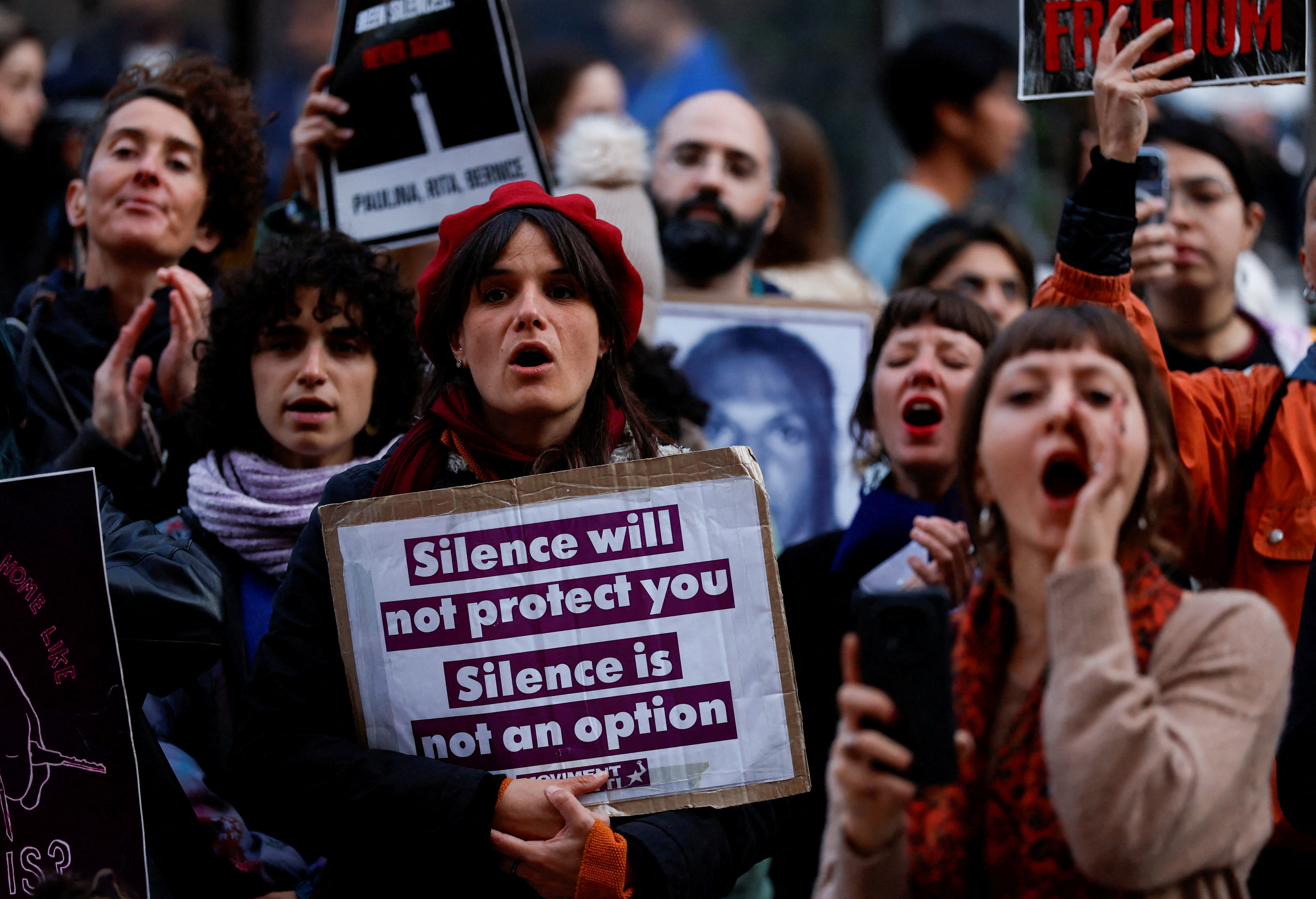 FILE PHOTO: Protest against femicide, sexual violence and all gender-based violence, in Valletta