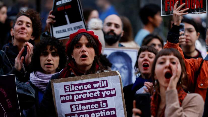 FILE PHOTO: Protest against femicide, sexual violence and all gender-based violence, in Valletta