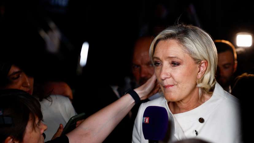 Rassemblement National reacts after second round results of the 2024 snap legislative elections