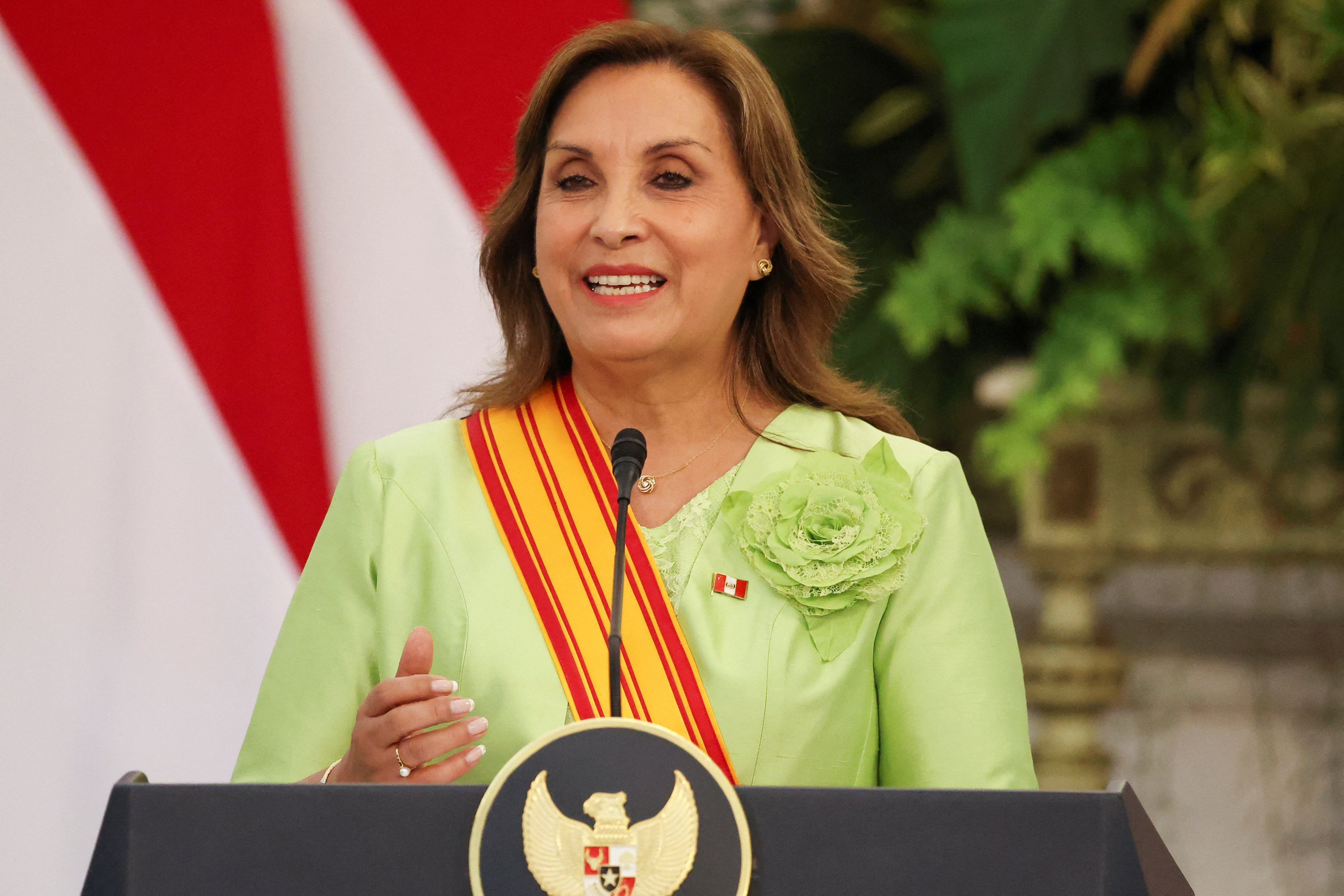 Peru's President Dina Boluarte visits Jakarta