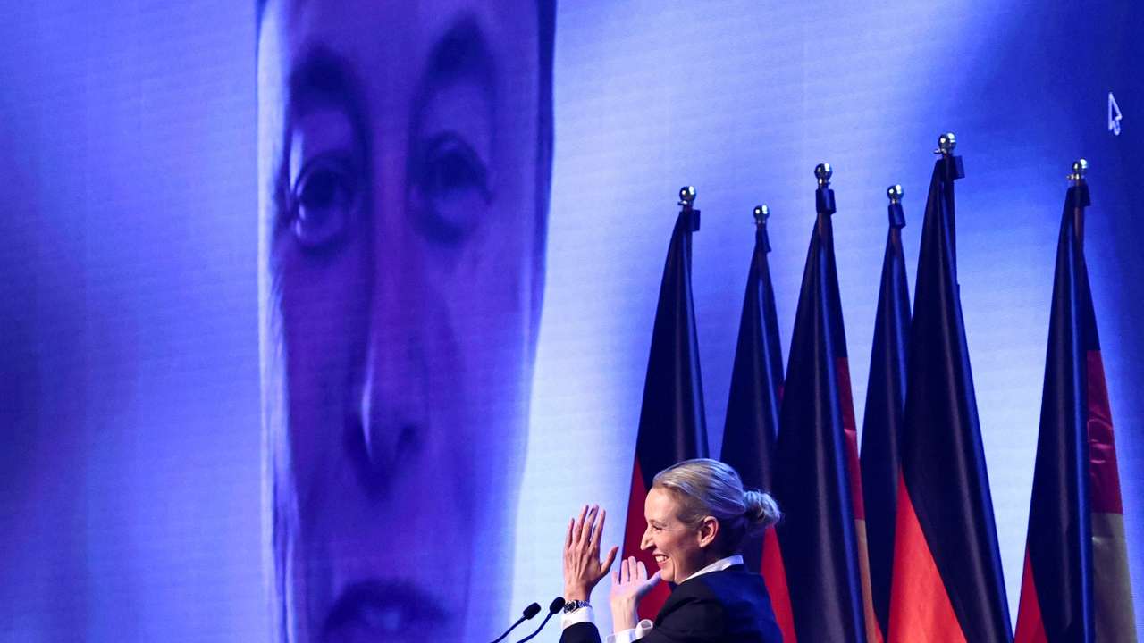 Central election campaign event of the AfD in Halle (Saale)