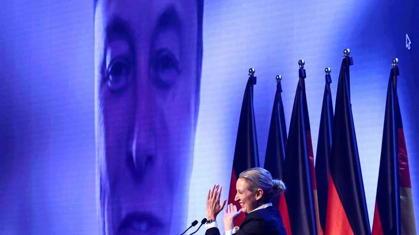 Central election campaign event of the AfD in Halle (Saale)