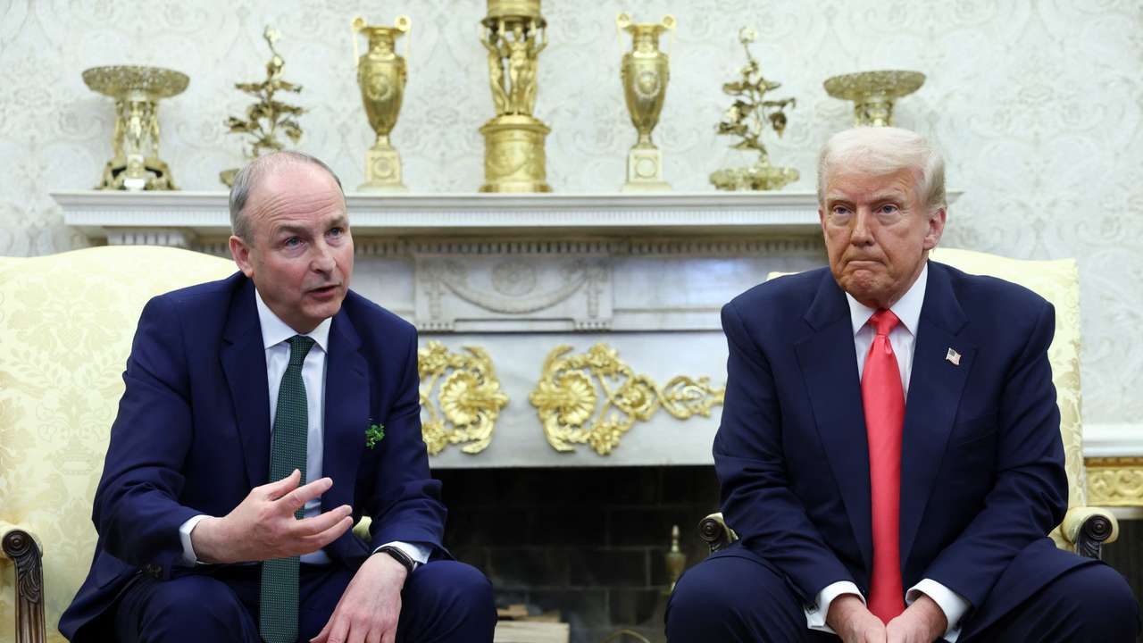 Irish Taoiseach (Prime Minister) Micheal Martin visits Washington