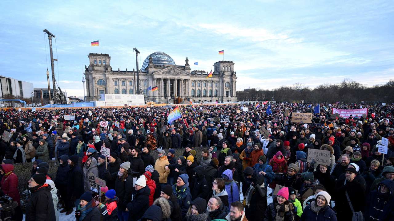 Protest against the Alternative for Germany party (AfD)