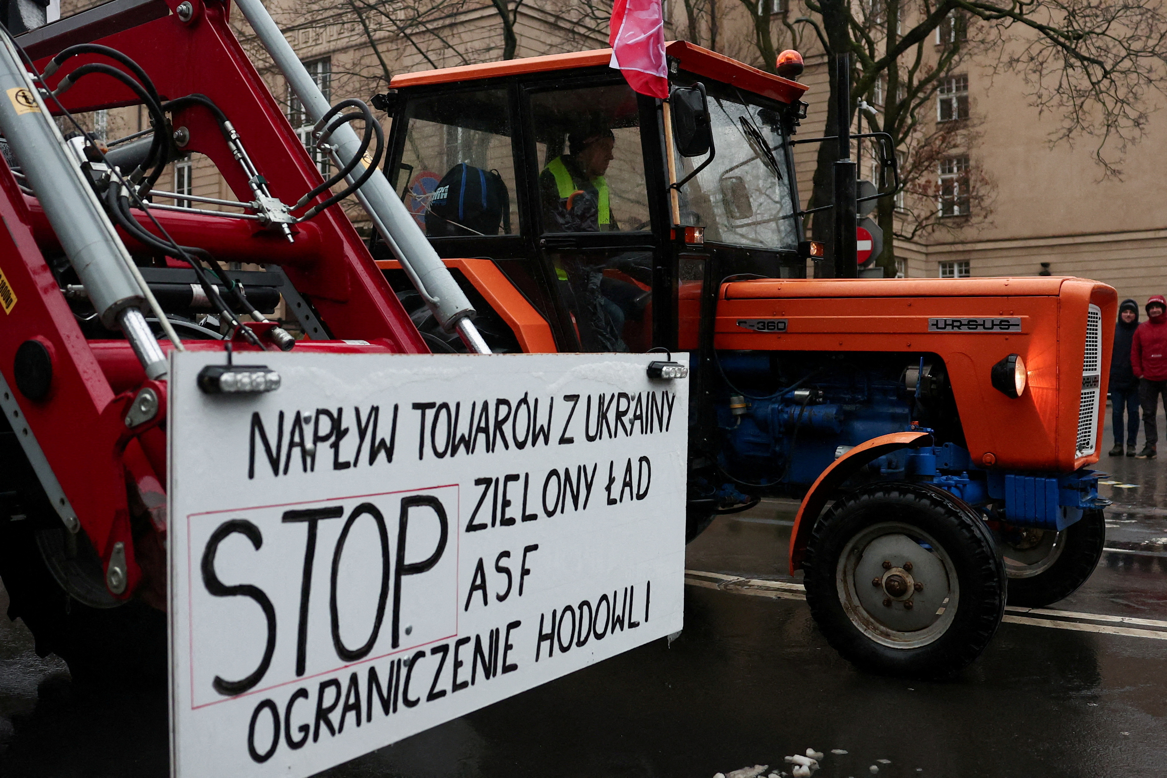 FILE PHOTO: FILE PHOTO: Polish farmers protest in Poznan, Poland