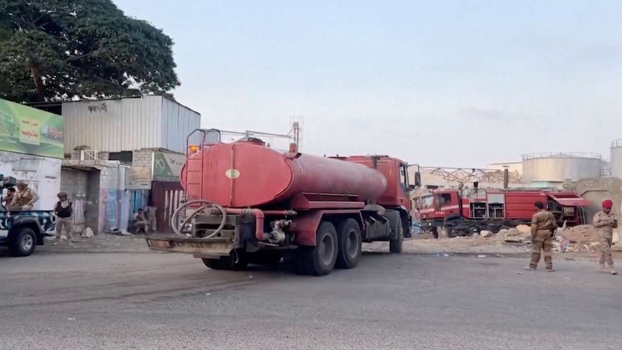 Saudi-led coalition strike on military shipments in Yemeni port of Mukalla