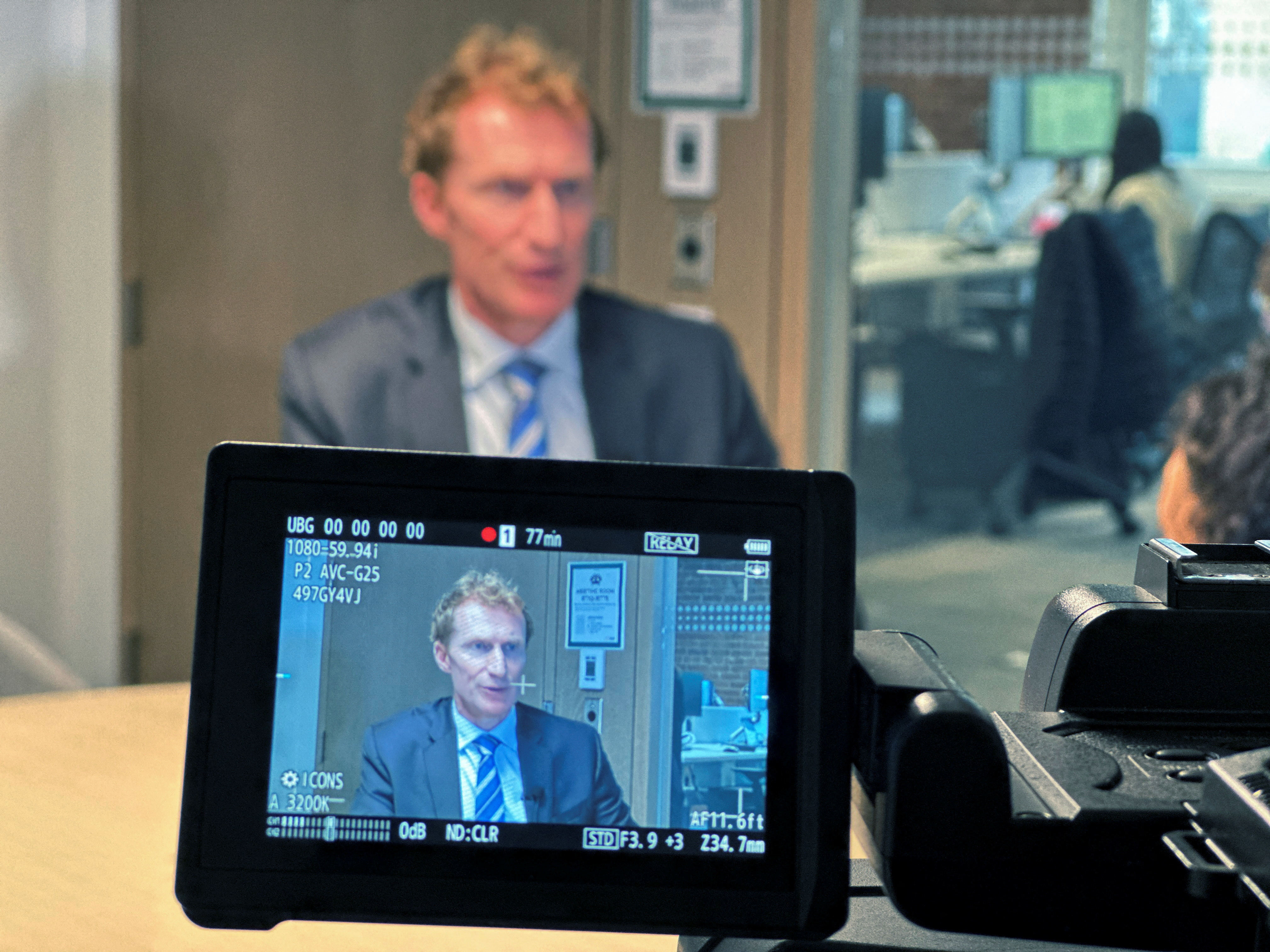 Canada's Immigration Minister Marc Miller speaks during an interview in Toronto
