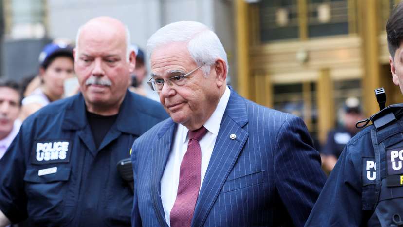 FILE PHOTO: U.S. Senator Robert Menendez (D-NJ) trial in connection with an alleged corrupt relationship with three New Jersey businessmen, in New York City