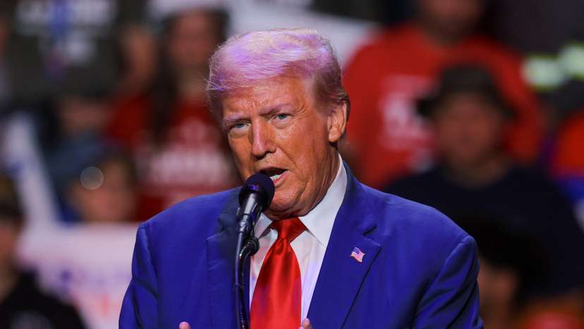Republican presidential nominee and former U.S. President Trump holds a campaign rally in Indiana, Pennsylvania
