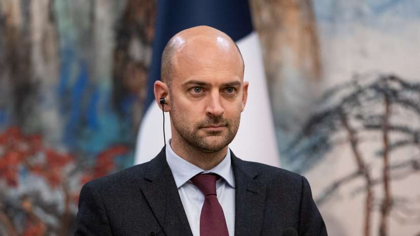 French Foreign Minister Jean-Noel Barrot visits China
