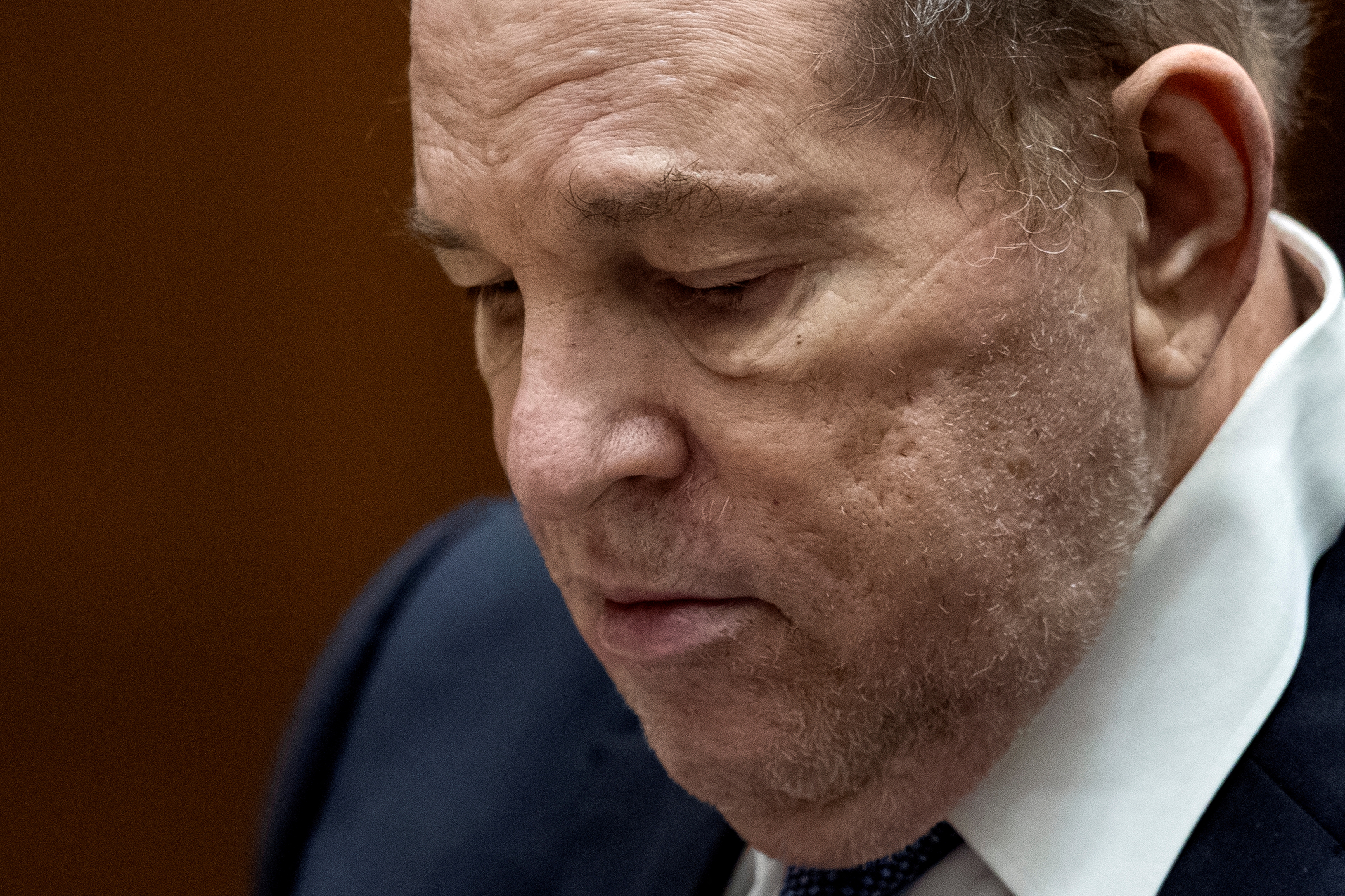 FILE PHOTO: Former film producer Harvey Weinstein appears in court in Los Angeles