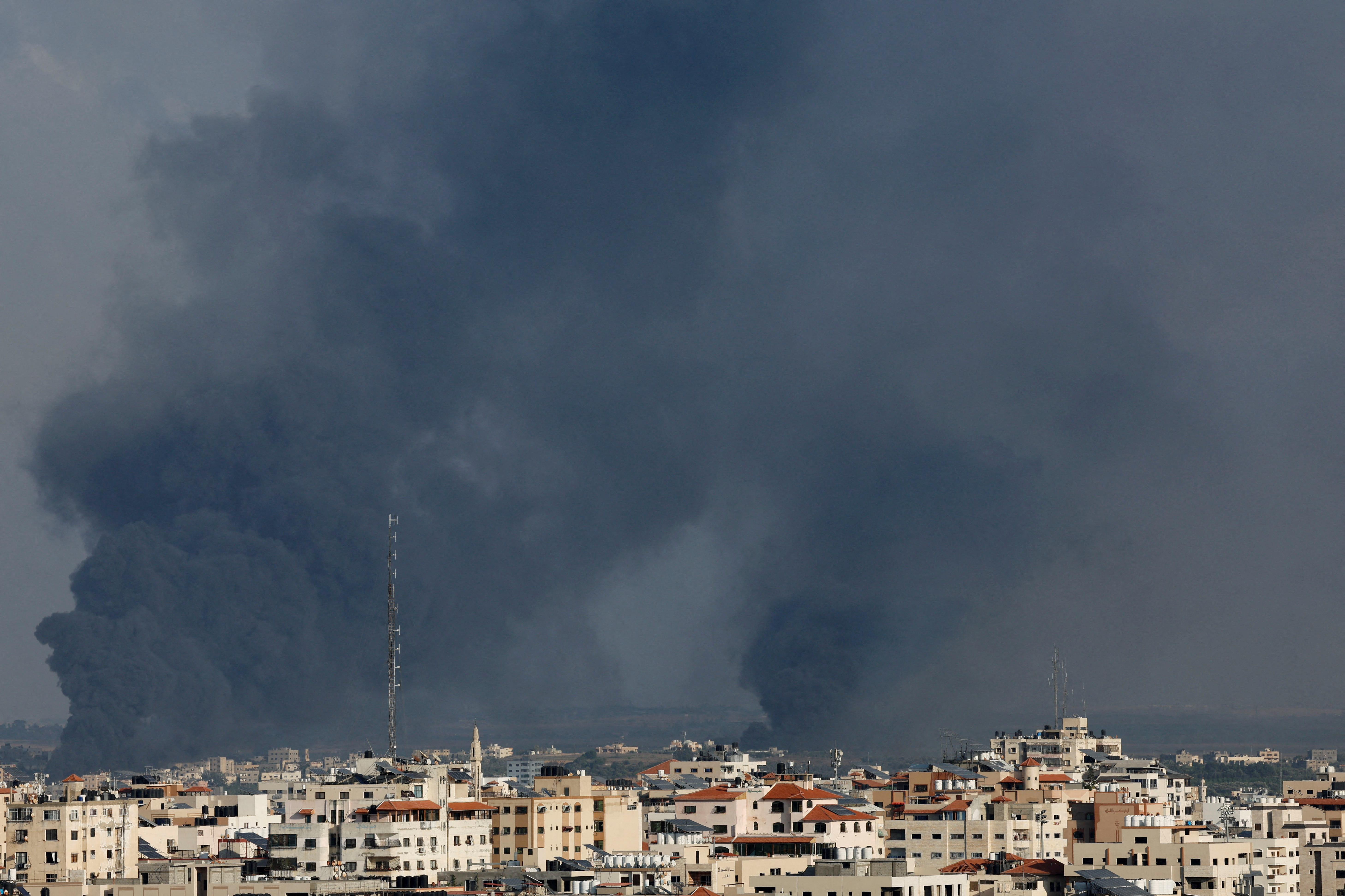 FILE PHOTO: Israel strikes Gaza