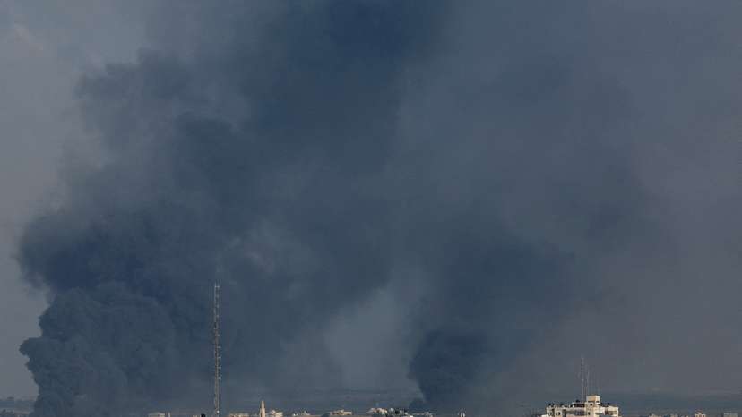 FILE PHOTO: Israel strikes Gaza