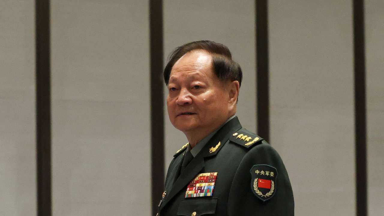 FILE PHOTO: Central Military Commission Vice Chairman Zhang Youxia in Qingdao