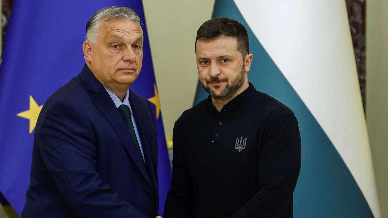 Hungary's Prime Minister Orban visits Ukraine