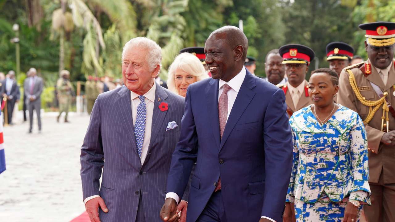 Britain's King Charles and Queen Camilla visit Kenya