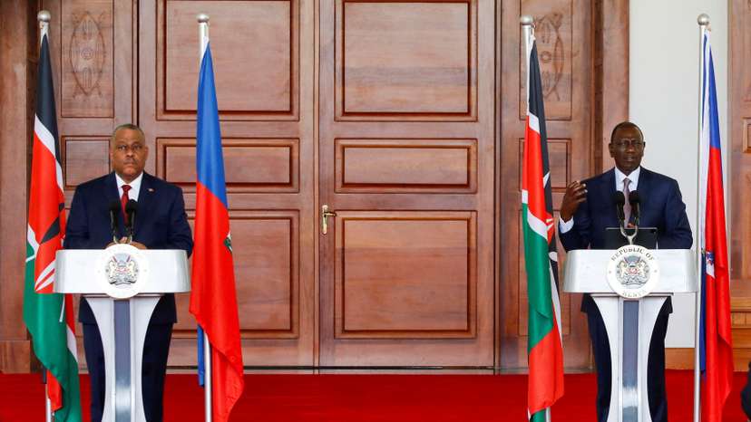 Haitian Prime Minister Garry Conille visits Kenya