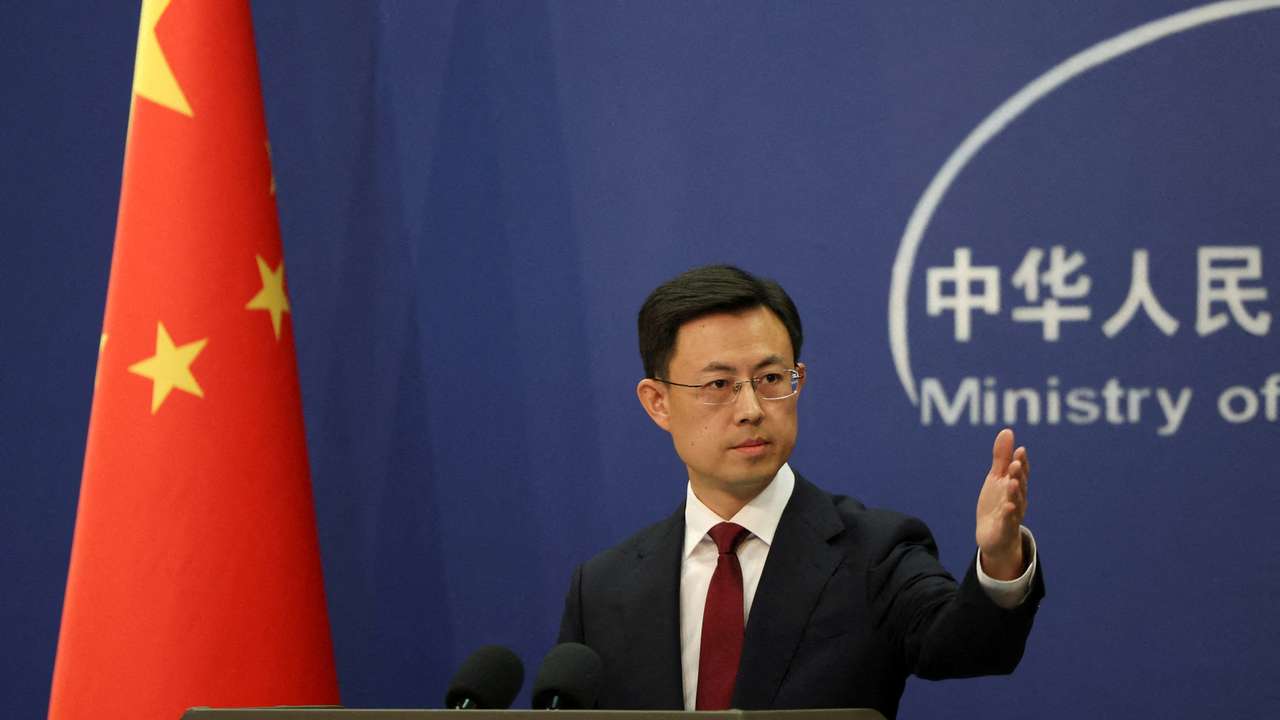 FILE PHOTO: Chinese Foreign Ministry spokesperson Guo Jiakun in Beijing