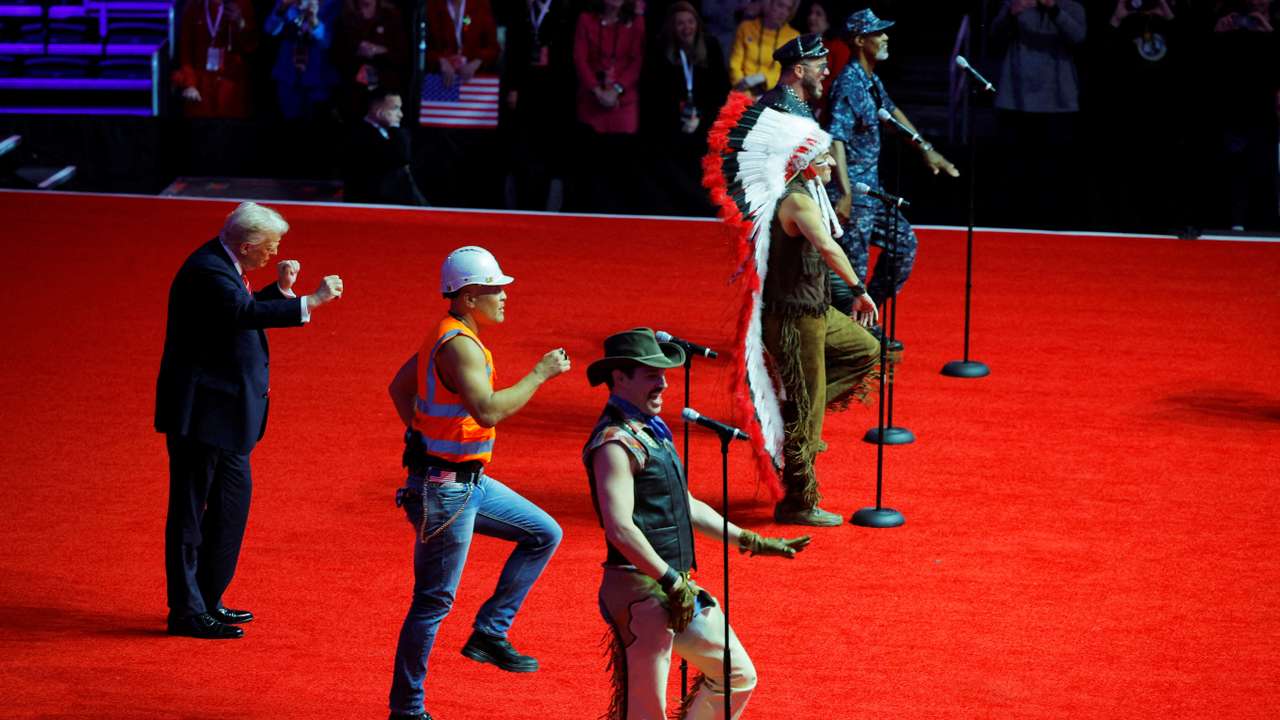 U.S. President-elect Donald Trump holds rally in Washington