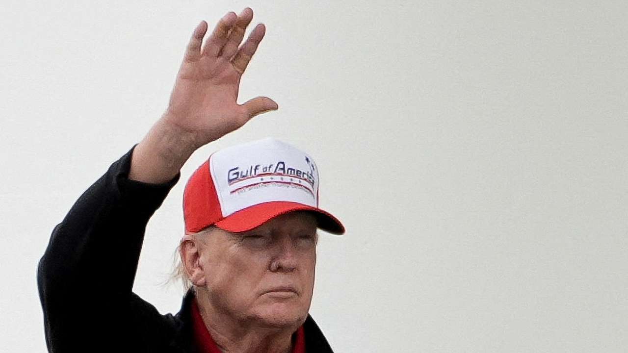 FILE PHOTO: U.S. President Donald Trump departs the White House