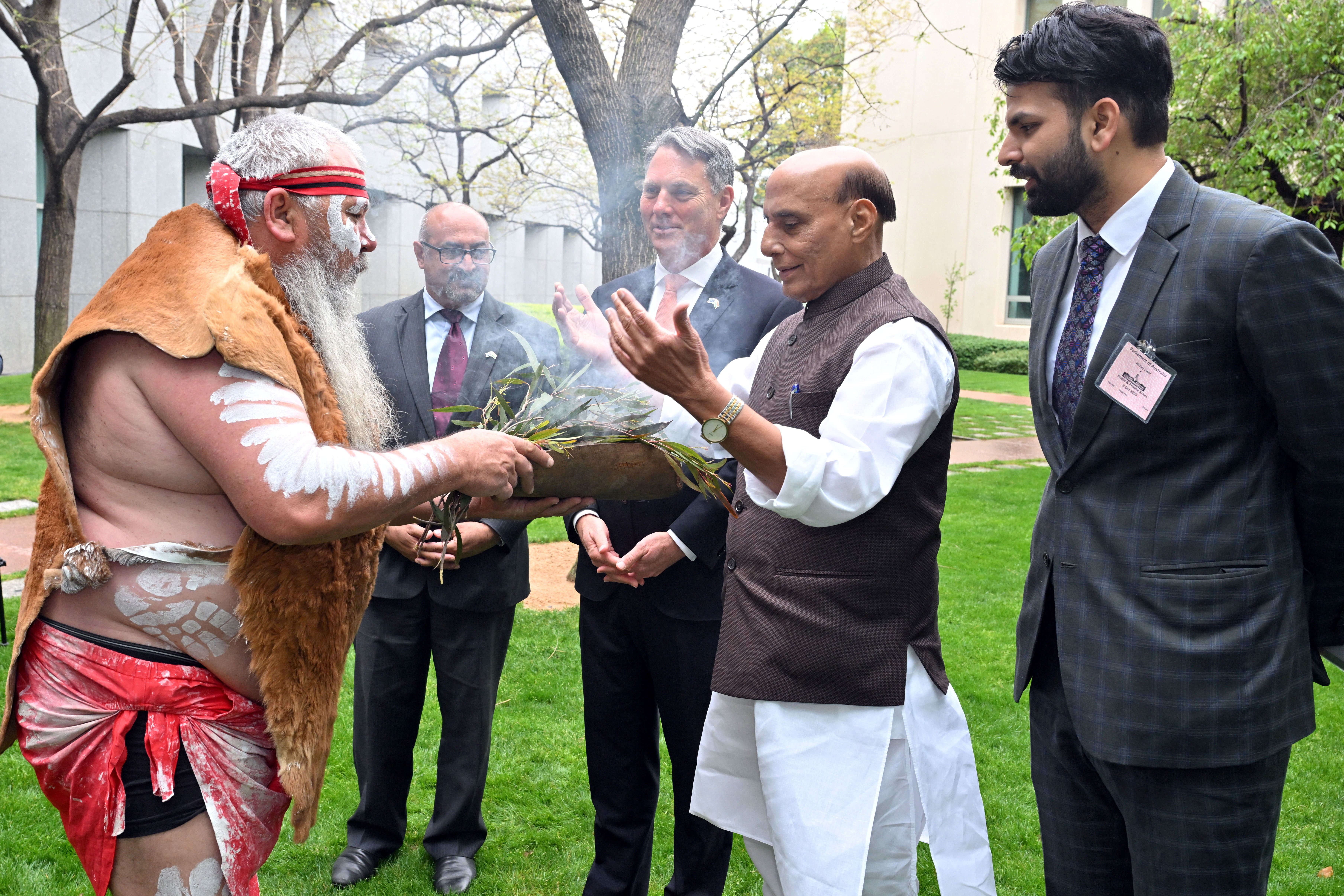 India's Minister of Defence Rajnath Singh visits Canberra
