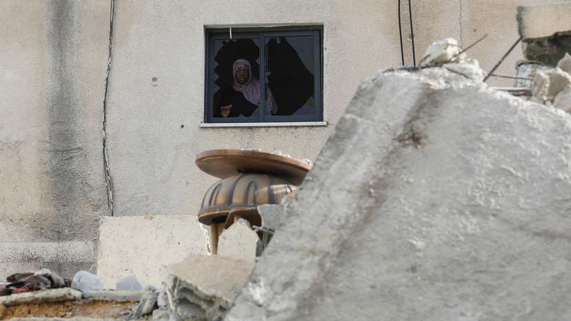 Aftermath of an Israeli raid on Jenin camp