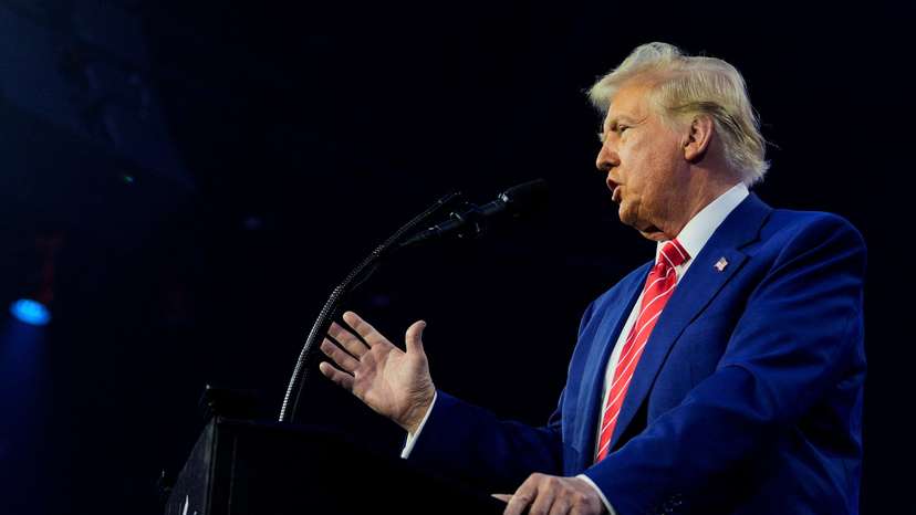 U.S. President-elect Trump attends a Turning Point USA event in Phoenix, Arizona