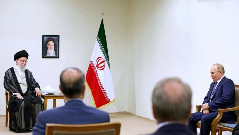 Russian President Vladimir Putin visits Iran