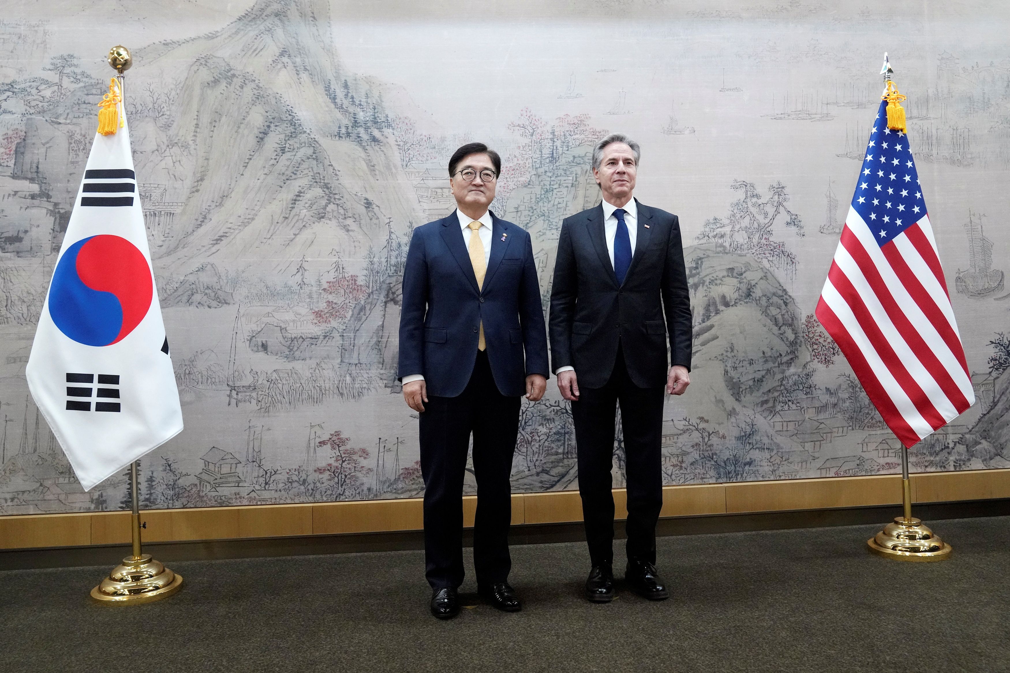 U.S. Secretary of State Antony Blinken visits South Korea