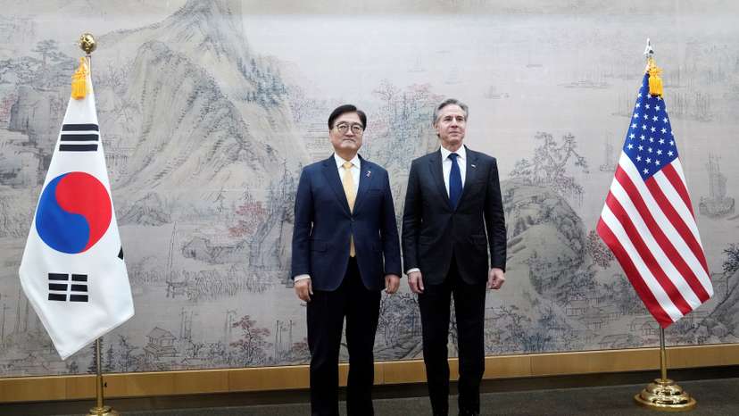 U.S. Secretary of State Antony Blinken visits South Korea