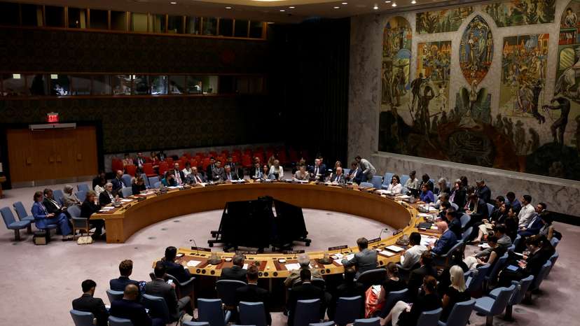 United Nations Security Council meeting about the conflict between Israel and Iran, in New York