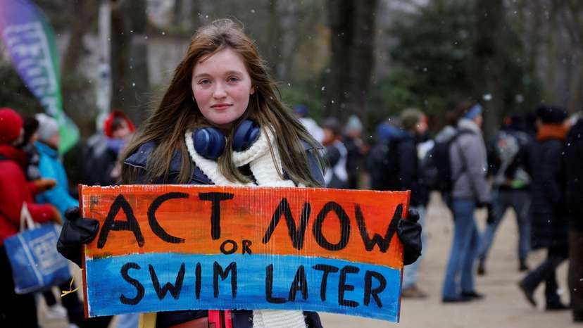 Climate protest in Brussels