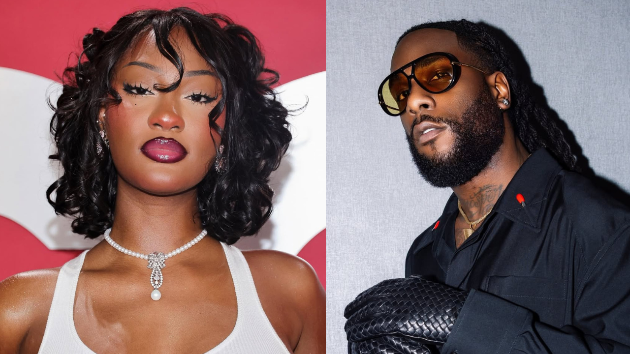 Nigerian singers, Tems and Burna Boy. Source: Their official Instagram pages