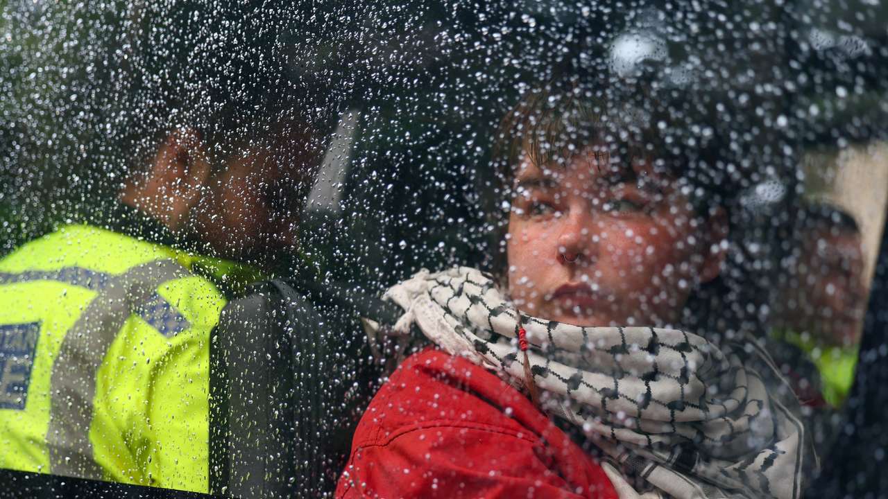 Protest in support of Palestine Action group, in London