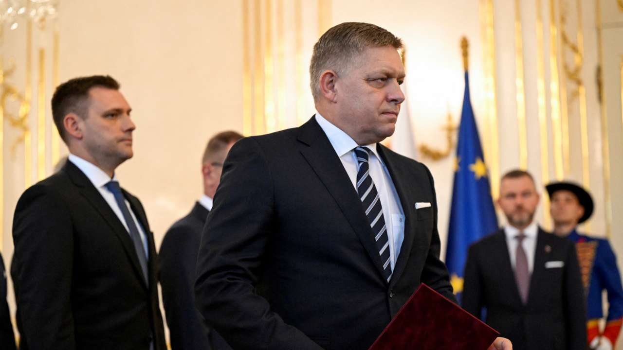 Slovakia's cabinet inauguration, in Bratislava